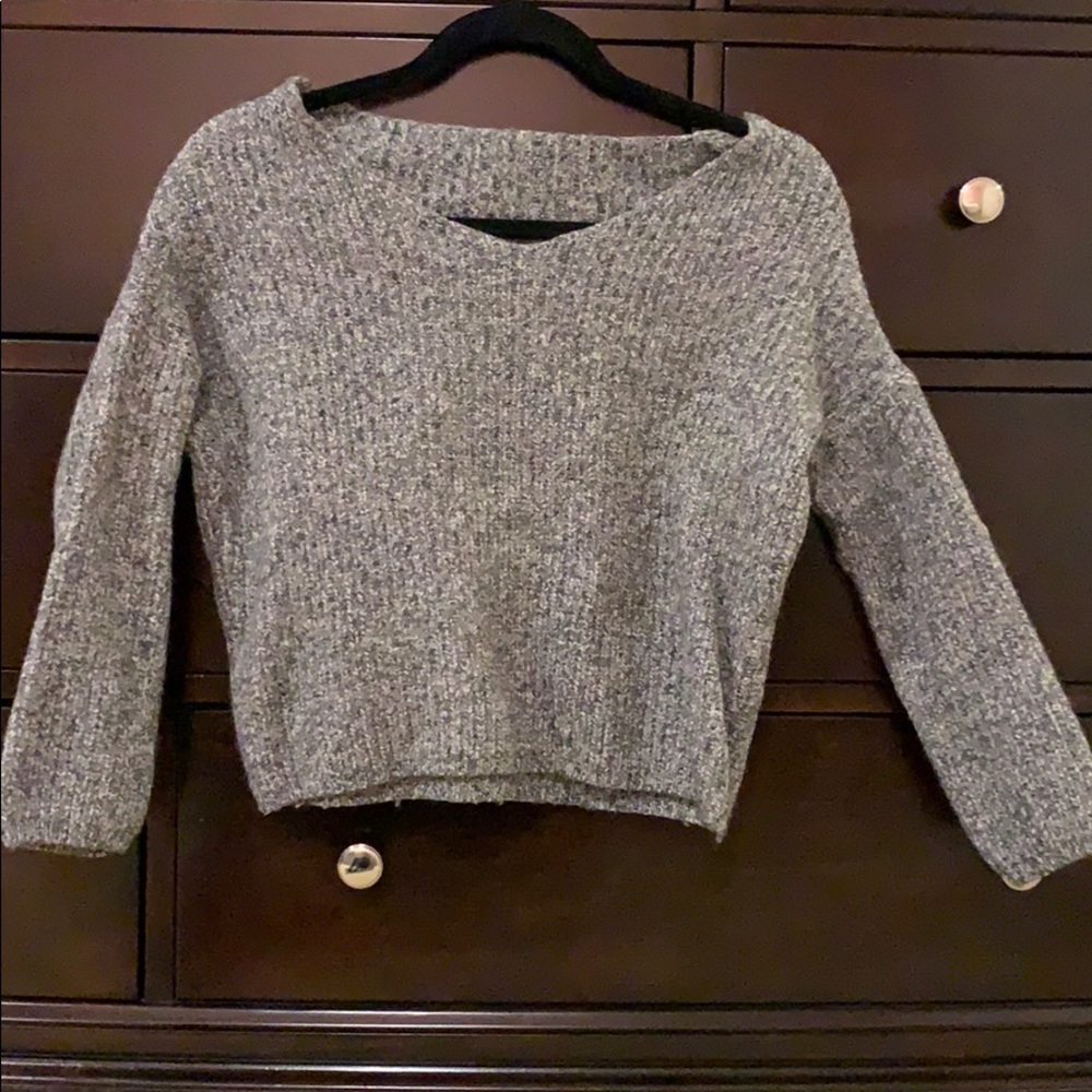 Over the shoulder sweater